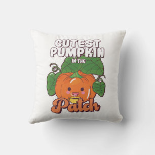 Coussin plus belle citrouille du jardin