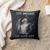Coussin Plus de Monsieur Gentil Mec Drôle de Mème de Loup (Couverture)