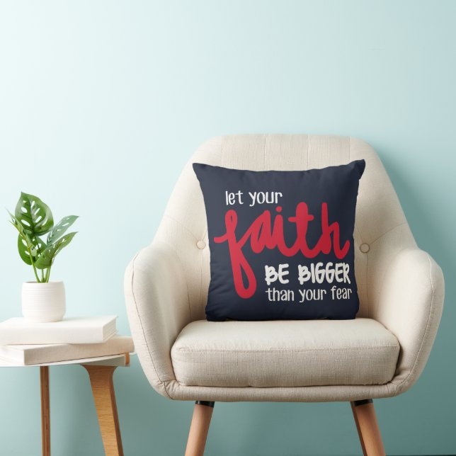Coussin Plus grand que votre peur (Chaise)