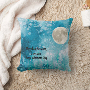 Coussin Plus que la Lune, je t'aime