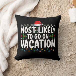 Coussin Plus susceptible de partir en vacances Famille de 