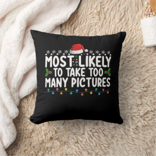 Coussin Plus Susceptible De Prendre Trop De Photos Noël