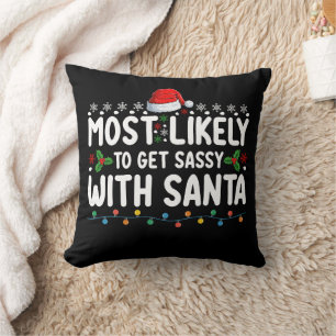 Coussin Plus susceptible de tenir tête au Père Noël Noël