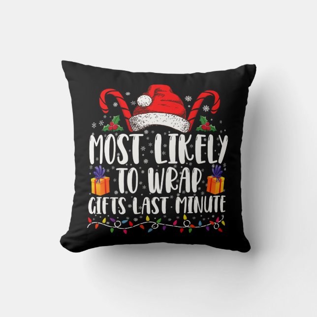 Coussin Plus susceptible d'envelopper les cadeaux à la der (Recto)