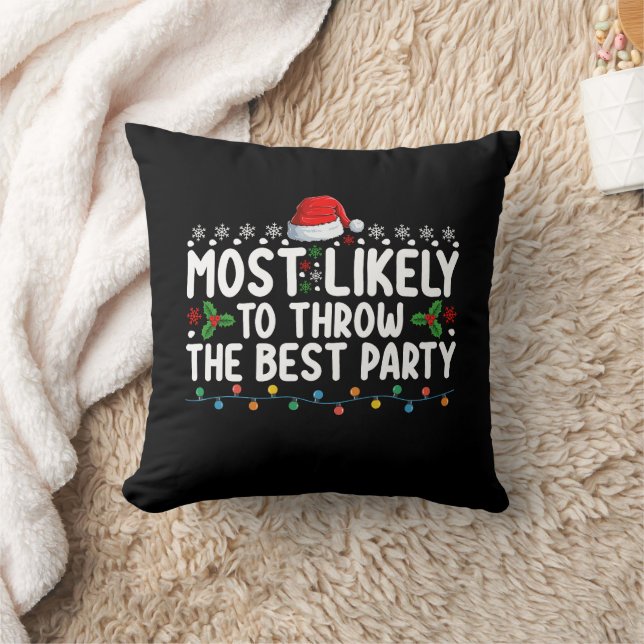 Coussin Plus susceptible d'organiser la meilleure fête de  (Couverture)