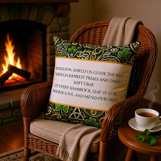 Coussin Poésie Celtic Bloom (Créateur téléchargé)