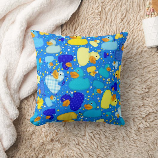 Coussin POIDS-N-POTS-Style-3-Bleu 3 Sq LAIT (Couverture)