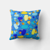 Coussin POIDS-N-POTS-Style-3-Bleu 3 Sq LAIT (Verso)