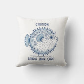 Coussin Poignée de poisson avec soin (Verso)