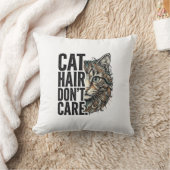 Coussin Poils de Chat N'ont Aucune Importance Gravure Vint (Couverture)
