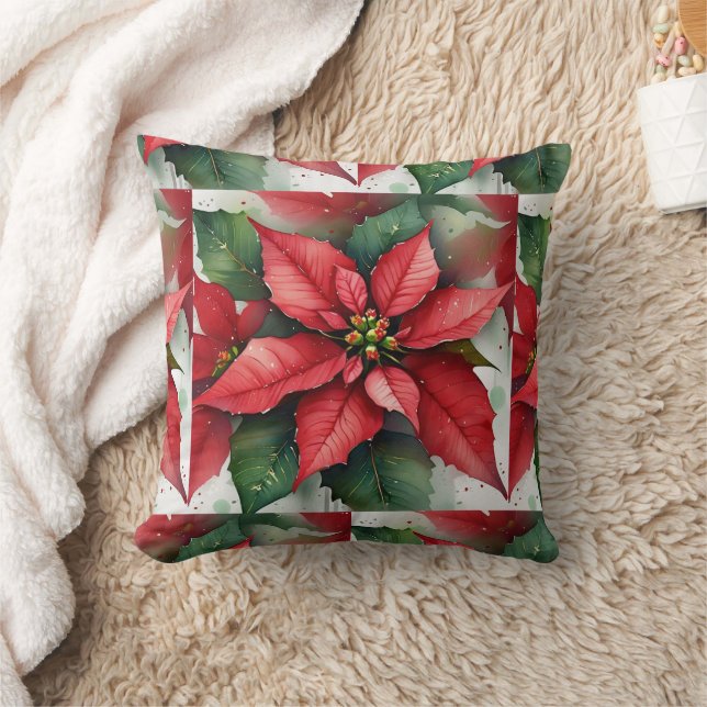 Coussin Poinsettia (Couverture)