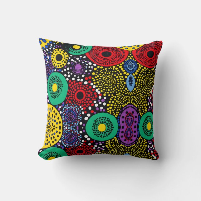 Coussin Point Abstrait art 1 (Recto)