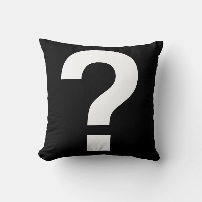 Coussin Point d'interrogation (Recto)