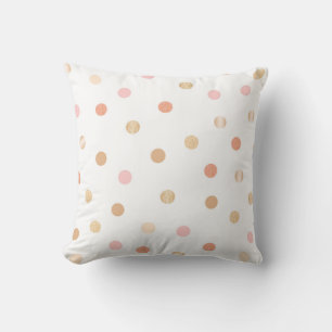 Coussin Pointe rose et poche