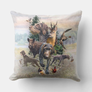 Coussin Pointer à poil dur allemand