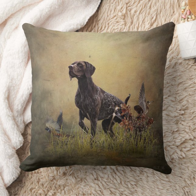 Coussin Pointeur à poils courts allemand (Couverture)