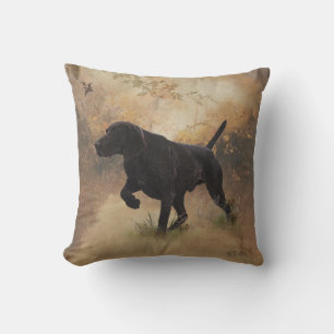 Coussin Pointeur allemand à cheveux courts prêt à chasser