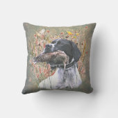 Coussin Pointeur, Chasse Bécasse (Verso)
