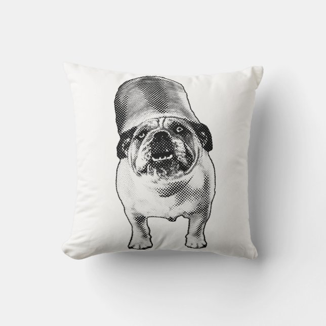 Coussin Points Calmes, Yeux Chauds (Recto)