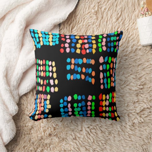 Coussin Points colorés (Couverture)