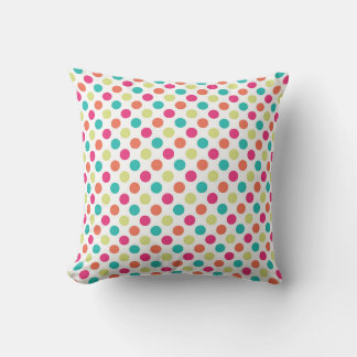 Coussin Points Colorés
