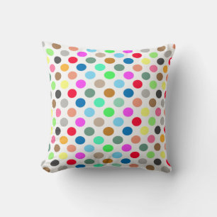 Coussin Points colorés sans couture - Motif