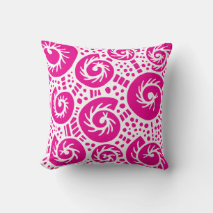 Coussin Points de coquille d'escargot gribouillage 47
