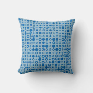 Coussin Points demi-teintes couleur Abstraits retour d'art