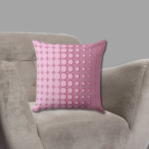 Coussin Points demi-teintes rose pâle modernes