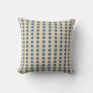 Coussin Points d'humeur d'épices bleues du Cachemire