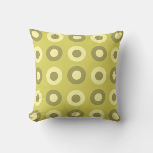 Coussin Points MiSiècle Rétro Chartreuse