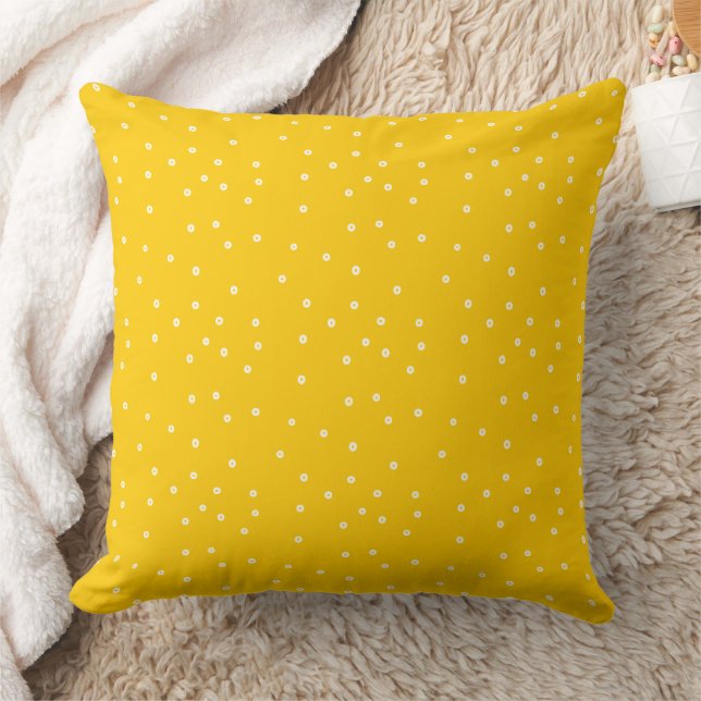 Coussin Points polis éparpillés délicats (Couverture)