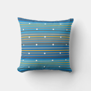 Coussin points rayés