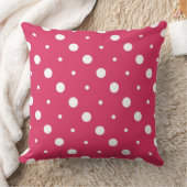 Coussin points roses et blancs (Couverture)