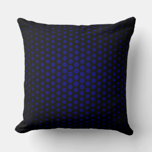 Coussin Points Techno Marine Noir moderne