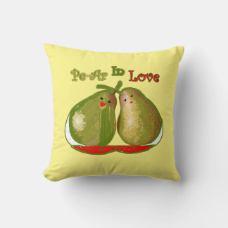 Coussin Poire en amour