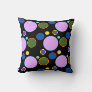 Coussin Pois coloré
