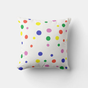 Coussin Pois coloré