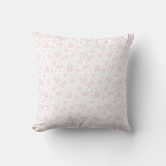 Coussin Pois et pois - Pastel rose, jaune et violet (Recto)