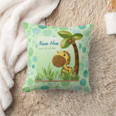 Coussin pois Giraffe Keepsaké (Couverture)