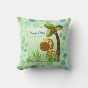 Coussin pois Giraffe Keepsaké