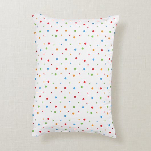 Coussin Pois multicolore (Dos(Vertical))