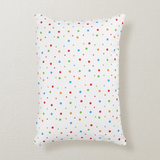 Coussin Pois multicolore (Devant(Vertical))