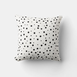 Coussin Pois noirs (Ajouter la 2e couleur)