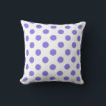 Coussin Pois périphériques<br><div class="desc">Pois périphériques sur arrière - plan blanc</div>