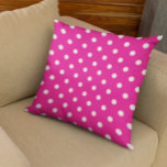 Coussin Pois rose<br><div class="desc">Pneuka rose point lancer oreiller</div>