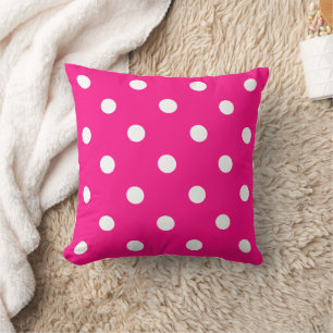 Coussin Pois rose