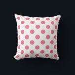 Coussin Pois rose et blanc<br><div class="desc">Pois rose et blanc</div>