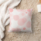 Coussin Pois roses élégants pour fille mignonne (Couverture)