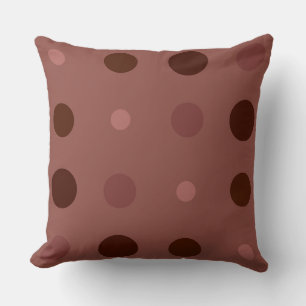 Coussin Pois Rosy Reds